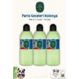 Eyüp Sabri Tuncer Paris Gecesi Kolonyası 400 ML Pet Şişe 3 Adet ve ROSIE Pamuk