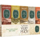 Eyüp Sabri Tuncer Turkish 16 ml Silindir Cam Şişe 5'li Set Kolonya