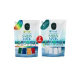Eyüp Sabri Tuncer x2 Adet Sabun Matik™Doğal Zeytinyağlı Çamaşır Yıkama Sıvısı x1 Beyaz 1,5 Lt - 1 Renkli 1,5 Lt