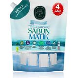 Eyüp Sabri Tuncer - X4 Adet Sabun Matik™doğal Zeytinyağlı Çamaşır Yıkama Sıvısı Beyazlar 1,5 Lt - 6 lt
