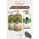 Eyüp Sabri Tuncer Zeytinyağlı Şampuan 600 ml x 2 Adet, Saç Kremi ve Şampaun Fırçası
