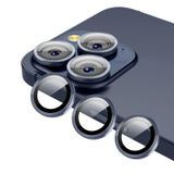 EZ-GLAZ iPhone 15 Pro 6,1 inç ve iPhone 15 Pro Max 6,7 inç için Kamera Lens Koruyucu, Temperli Cam, 9H Sertlik, Ultra HD, Çizilmez, Kurulumu Kolay, Kılıf Dostu - Doğal Titanyum