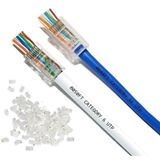 Ez Rj45 Cat6 Konnektör 4381A Yeni Nesil Delikli Jack 100'lü