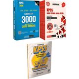 Ezberbozan 3000 Çözümlü Soru - 2026 Kpss Ortaöğretim Soru Bankası Modüler Set Genel Yetenek Genel Kültür Tamamı Çözümlü (5 Kitap) + 3 Deneme Hediye