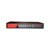 Ezcool 24Port Ez-24Psf Gıgabıt 2-Sfp 320W Poe Yönetilemez Swıtch