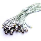 Ezcool Bnc+Power Jack 10'lu Paket Tel Kablo