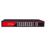 Ezcool EZ-16PSF 16 Port Gigabit 2 Port Uplink 240 W Full PoE Switch