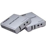 Ezcool EZ-2010EX 60MT HDMI USB Kvm Extender 1080P - Gri