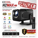 Ezcool H2 Max 390 Ansı-Lümen Fullhd Android 11 Akıllı Projeksiyon Cihazı