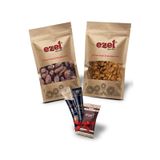 Ezel Kuruyemiş Çiğ Badem İçi 250g & Mısır Hurması 250g -Taze ve Doğal