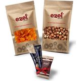 Ezel Kuruyemiş Çiğ Fındık Içi 250G & Malatya Kayısı Kurusu 250G - Taze ve Doğal - 250 gr
