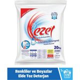 Ezel Premium Elde Toz Çamaşır Deterjanı Renkliler ve Beyazlar Için 20 kg