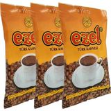 Ezel Türk Kahvesi Orta Kavrulmuş - Taze Öğütülmüş – 3 x 100gr Set - 100 gr
