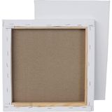 Ezeltuval 50 x 70 cm Pamuklu Bez Sanatsal Tuval - Acı Kahve