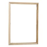 Ezeltuval Agraf Köşeli Punch Şasesi 40 x 40 cm (Tuval Değildir sadece Kasnağı dır) - Açık Ceviz