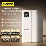 EZERE FullClean Pro Hava Temizleme Cihazı 350 CADR, LED ekran, iyon ve sessiz çalışma ile toz, duman, poleni%99.9 filtreler. Temiz hava, BEYAZ