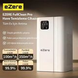 EZERE FullClean Pro Have Temizleme Cihazı 350 CADR, LED ekran, iyon ve sessiz çalışma ile toz, duman, poleni %99.9 filtreler. Temiz hava