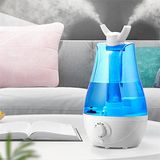 EZERE QTUM9 Çift Sprey Ultrasonik Hava Nemlendirici 3.5L BEYAZ