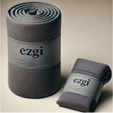 Ezgi 140'LIK Yataklar Için 140 x 200 Antrasit Ranforce Lastikli Çarşaf ve Yastık Kılıfı
