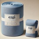 Ezgi 140'LIK Yataklar Için 140 x 200 Mavi Ranforce Lastikli Çarşaf ve Yastık Kılıfı