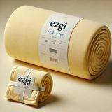 Ezgi 140'LIK Yataklar Için 140 x 200 Sarı Ranforce Lastikli Çarşaf ve Yastık Kılıfı