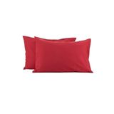 Ezgi 2'li 50x70 Renforce Kırmızı Yastık Kılıfı, MERTM000271