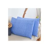 Ezgi 50X70 Mavi Yastık Kılıfı Pamuk 2'Li Set, GÜNTEKSMAVİKILIF