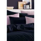Ezgi Düz Pamuklu 2'li Yastık Kılıfı 50X70 Cm, Siyah - 001-Renkli