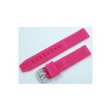 Ezgi Elektronik 18Mm Pembe Silikon Saat Kordonu Saat Kayışı Toz Tutmaz Kokusuz