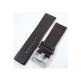 Ezgi Elektronik 27mm Koyu Kahverengi Deri Saat Kayışı Diesel Model Saat Kordonu