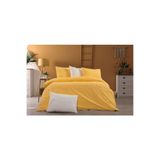 Ezgi İpliği Boyalı Organik Nevresim Takımı, Çift Kişilik, 160x200, Sarı