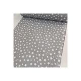 Ezgi Masa Örtüsü, Gri Yıldız Kumaş, 100 x 240 cm,%80 Pamuk%20 Polyester