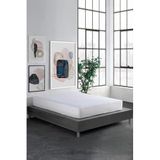 Ezgi Mikro Fitted Full Kenar Su Sıvı Geçirmez Yatak Koruyucu Alez Çarşaf, 90 x 190 cm, Beyaz