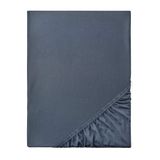 Ezgi Organik%100 Pamuk Lastikli Bebek Çarşafı Geniş Ölçü Aralığı Antrasit 60x120 cm, bebekcrsf