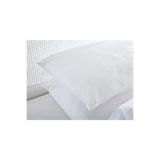 Ezgi Renforce Beyaz Fermuarlı Yastık Kılıfı 2'li Set, 50x70 cm,%100 Pamuk