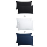 Ezgi Stella Flavo 6'lı Yastık Kılıfı 50x70+20cm Kapaklı Siyah-Beyaz-Lacivert, STFV6YSK12635