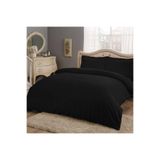 Ezgi Stella Flavo Fitted Çarşaflı Nevresim Takımı Tek Kişilik 185x220 cm Siyah