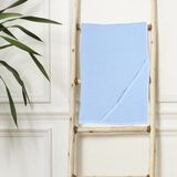 Ezh %100 Pamuklu 4 Kat Bebek Banyo Havlusu 92X82 cm 1207 - Mavi - 0 - 3 Yaş