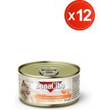 Ezme Tavuklu ve Hindili Yaş Kedi Maması, 85 gr x 12 Adet, Tüm Irklar Için, Doğal, Şeker Içermez