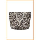 EZMK EV GEREÇLERİ Plaj Çantası Leopar Desenli 38x50 Cm