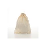 EZMOS 10 adet Büyük Boy Ham Bez Büzgülü Kese - 40x50 cm %100 Pamuk Sürdürülebilir Saklama Torbası