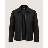 Ezr Erkek Standart Kalıp Esnek Cepli Mevsimlik Ceket 7758 - 2XL - Siyah