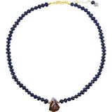 Ezra Baghaki Jewellery Nocturne Inci 925 Ayar Gümüş Kadın Kolye - Siyah - Standart
