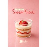 Ezupack 20'Lİ Plastik Kase Bodega Yuvarlak Magnolia Tatlı Sunum Bardağı Mika Magnolya Kasesi (CAM DEĞİLDİR)