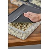 Ezupack 5x4 Lt. Buzdolabı Düzenleyici Buzluk Saklama Kabı Mikrodalga Difrize Uygun Organizer Antrasit
