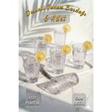 Ezupack Akrilik Renkli 6'lı Desenli Bardak & Su Meşrubat Kahve Yanı Bardağı 330 ml ( Cam Değildir ) - 106 Adet