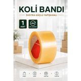 Ezupack Koli Bandı Taşınma Taşınma Kolisi Poşeti Kapama Bandı Ambalaj Streç Bant 45x40metre tape