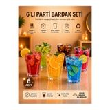 Ezupack Lüks Kristal Plastik Kokteyl Parti Bardak Doğum Günü Kına Düğün Organizasyon Bardağı
