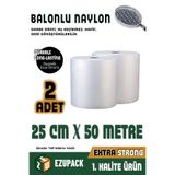 Ezupack Üç Katlı Kalın Balonlu Naylon Patpat Pıtpıt Ambalaj, Paketleme, Eşya Sarma Taşınma Koruma Naylonu