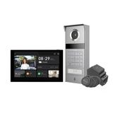 Ezvız 4K Kapı İnterkomu, Kapı Açıcı Ve 8" Dokunmatik Ekran, 2 Kablolu Veri Yolu, Kameralı Metal Kapı Zili, Nfc/App/Kart/Şifre Kilidi Açma, Renkli Gece Görüşü, Su Geçirmez, Çift Bantlı Wifi, Tp9 Pro